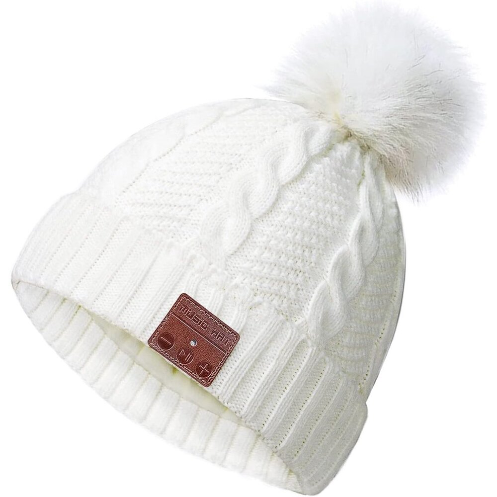 Bluetooth Beanie Hat With Headphones Sport Wireless Music Hat, Unique Tech Gifts